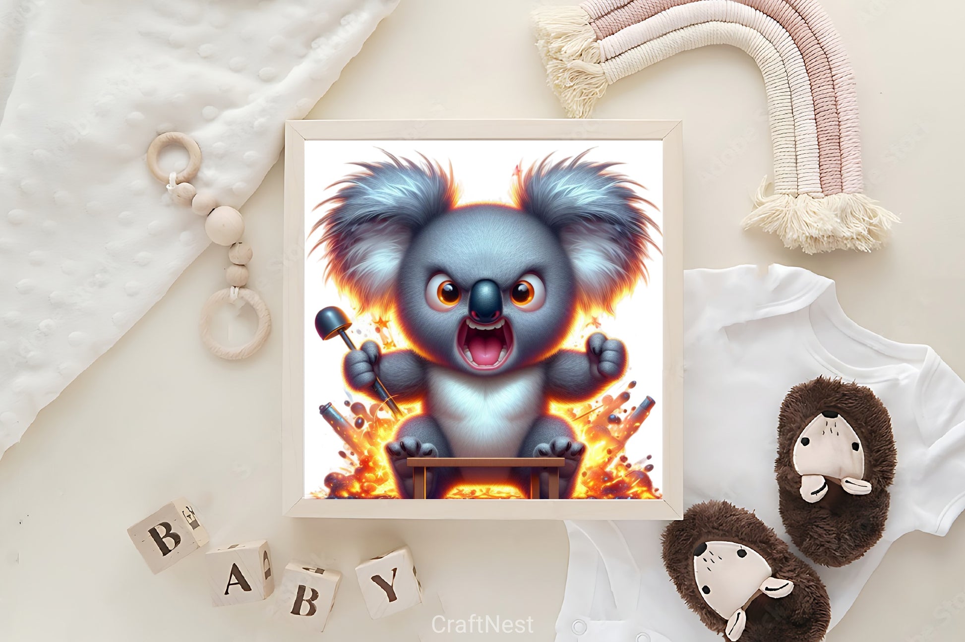 Angry Koala Clipart Bundle - CraftNest - Digital Crafting and Art