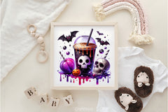 Halloween Coffee Cup Clipart Bundle 4 - CraftNest - Digital Crafting and Art