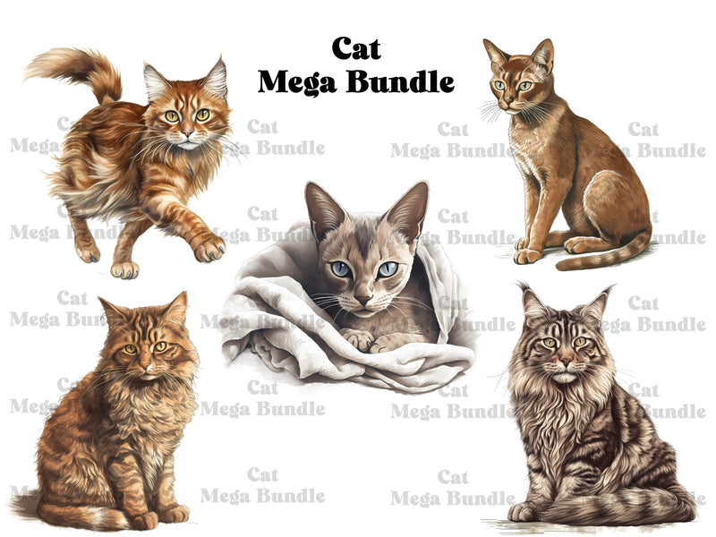 Cats Clipart - CraftNest