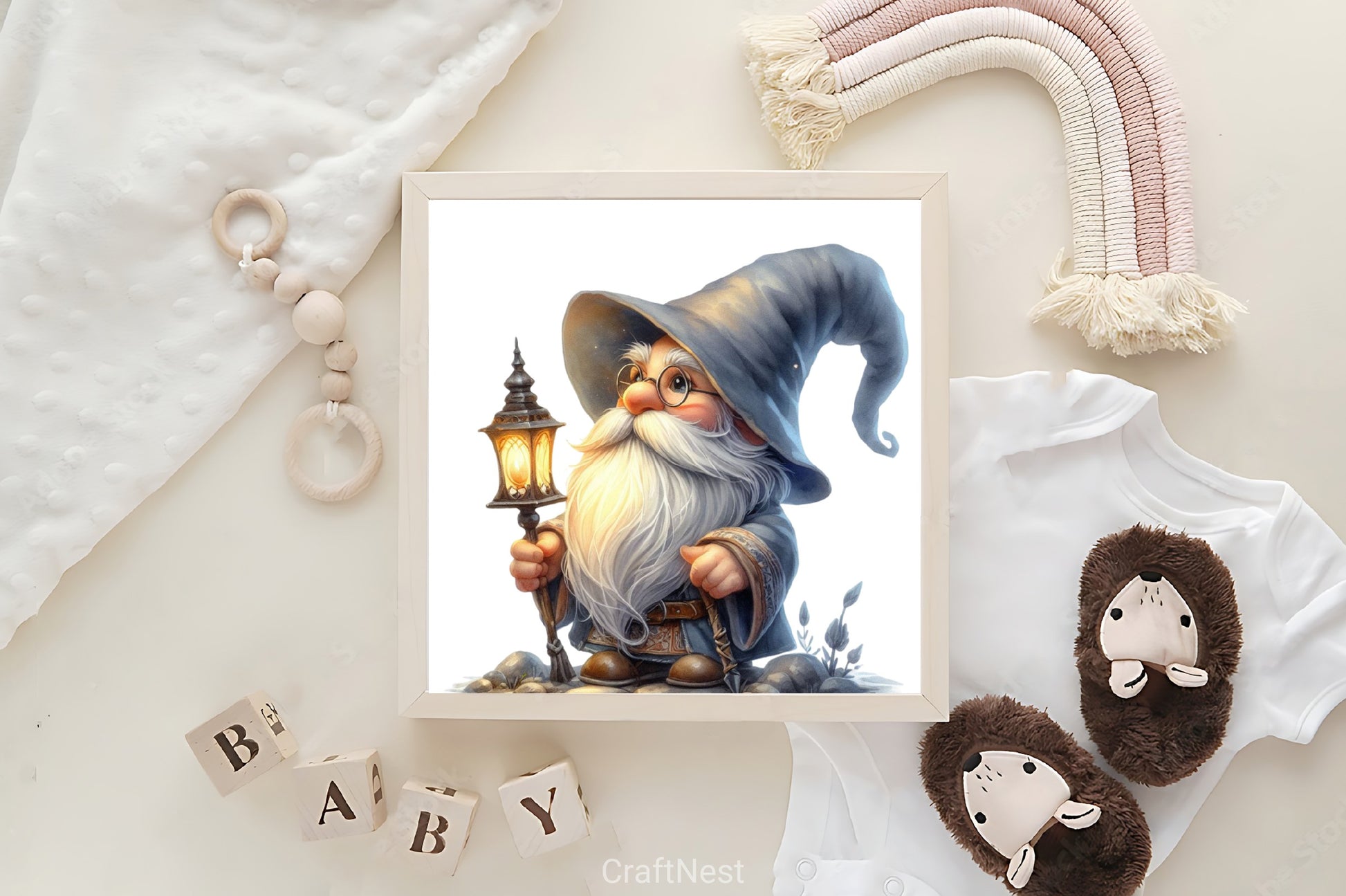 Wizard Gnome Clipart Bundle - CraftNest - Digital Crafting and Art