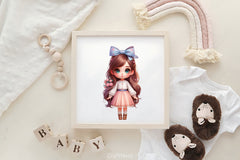 Cute Girls Clipart Bundle - CraftNest - Digital Crafting and Art