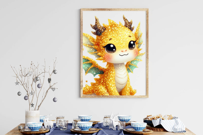 Glitter Dragon Clipart Bundle - CraftNest - Digital Crafting and Art