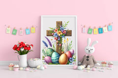 Easter Floral Cross Clipart Bundle - CraftNest - Digital Crafting and Art
