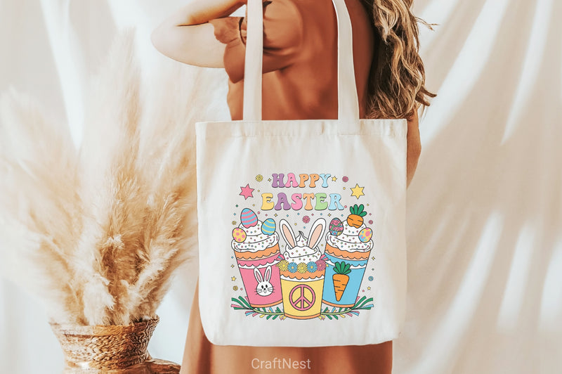 Groovy Easter Coffee Clipart Bundle 1 - CraftNest - Digital Crafting and Art