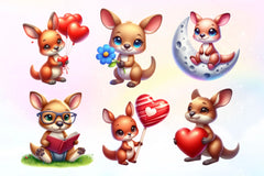 Kangaroo Clipart Bundle - CraftNest - Digital Crafting and Art