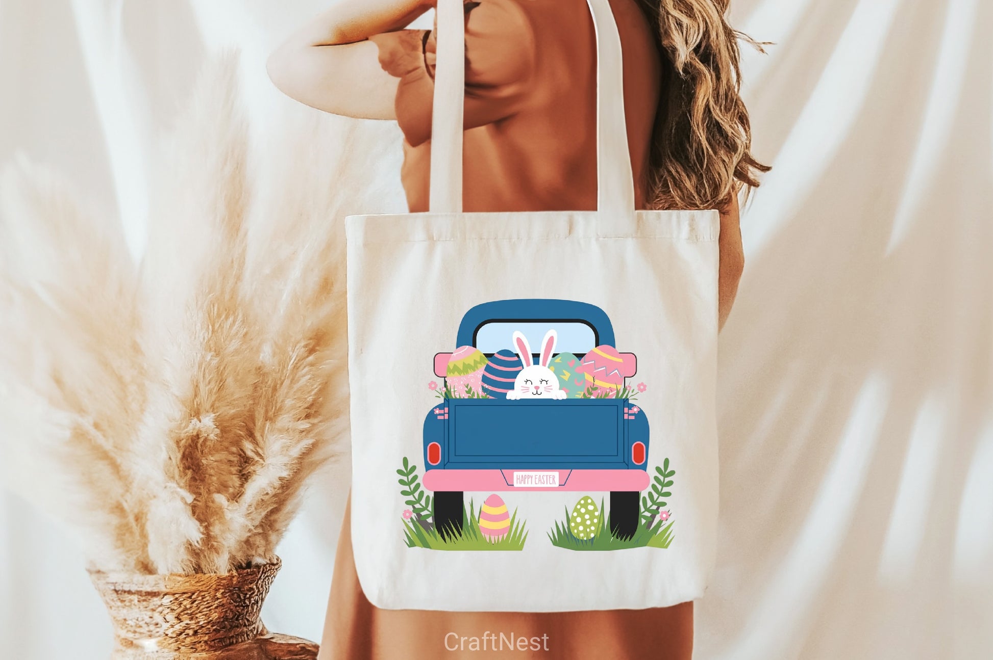 Easter Truck Monogram Clipart Bundle - CraftNest - Digital Crafting and Art