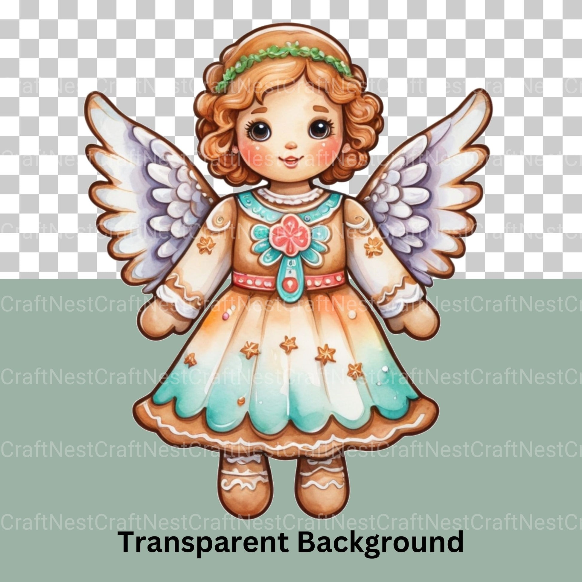 Gingerbread People Clipart Bundle - CraftNest - Digital Crafting and Art