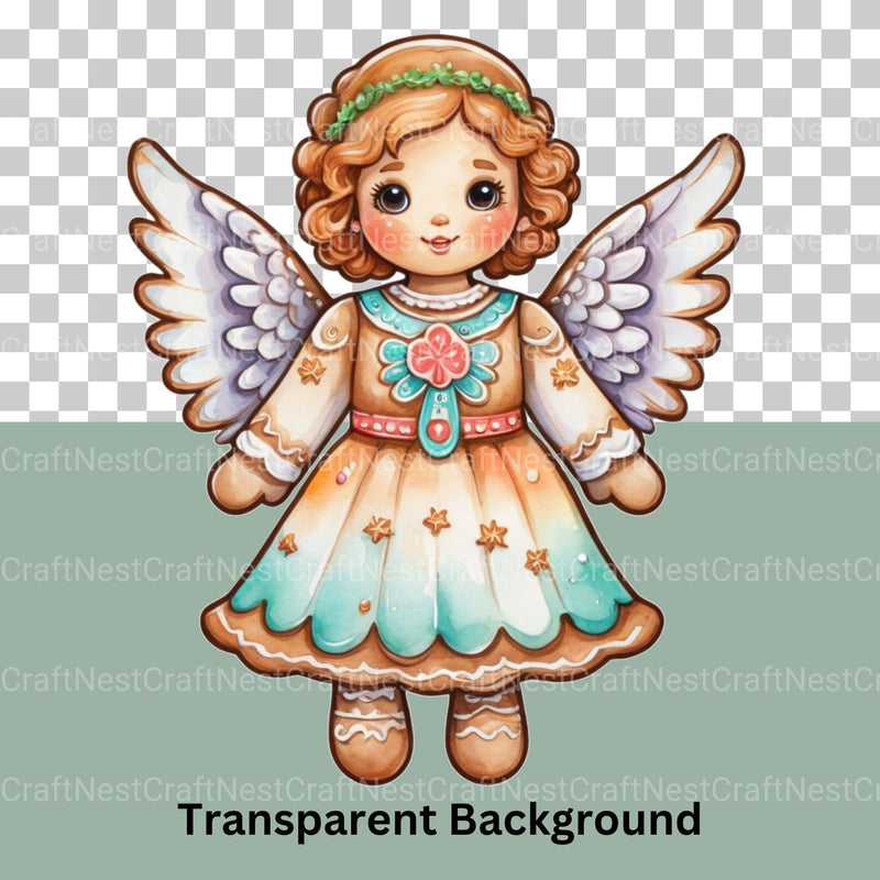 Gingerbread People Clipart Bundle - CraftNest - Digital Crafting and Art