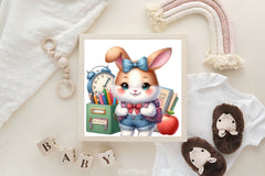 Student Bunny Clipart Bundle - CraftNest - Digital Crafting and Art