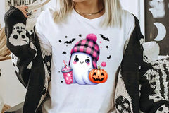 Cute Ghost Cute Halloween Clipart Bundle 7 - CraftNest - Digital Crafting and Art