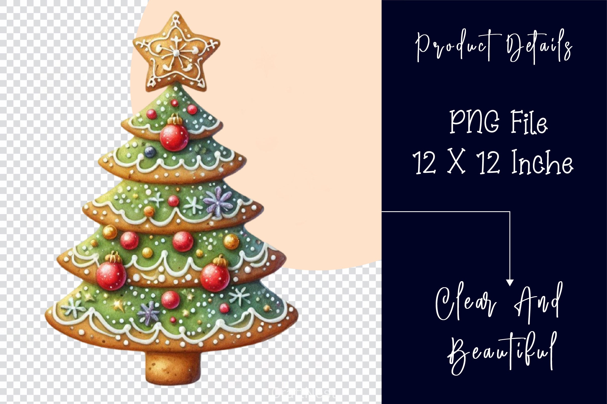 Christmas Tree Cakes Clipart Bundle - CraftNest - Digital Crafting and Art