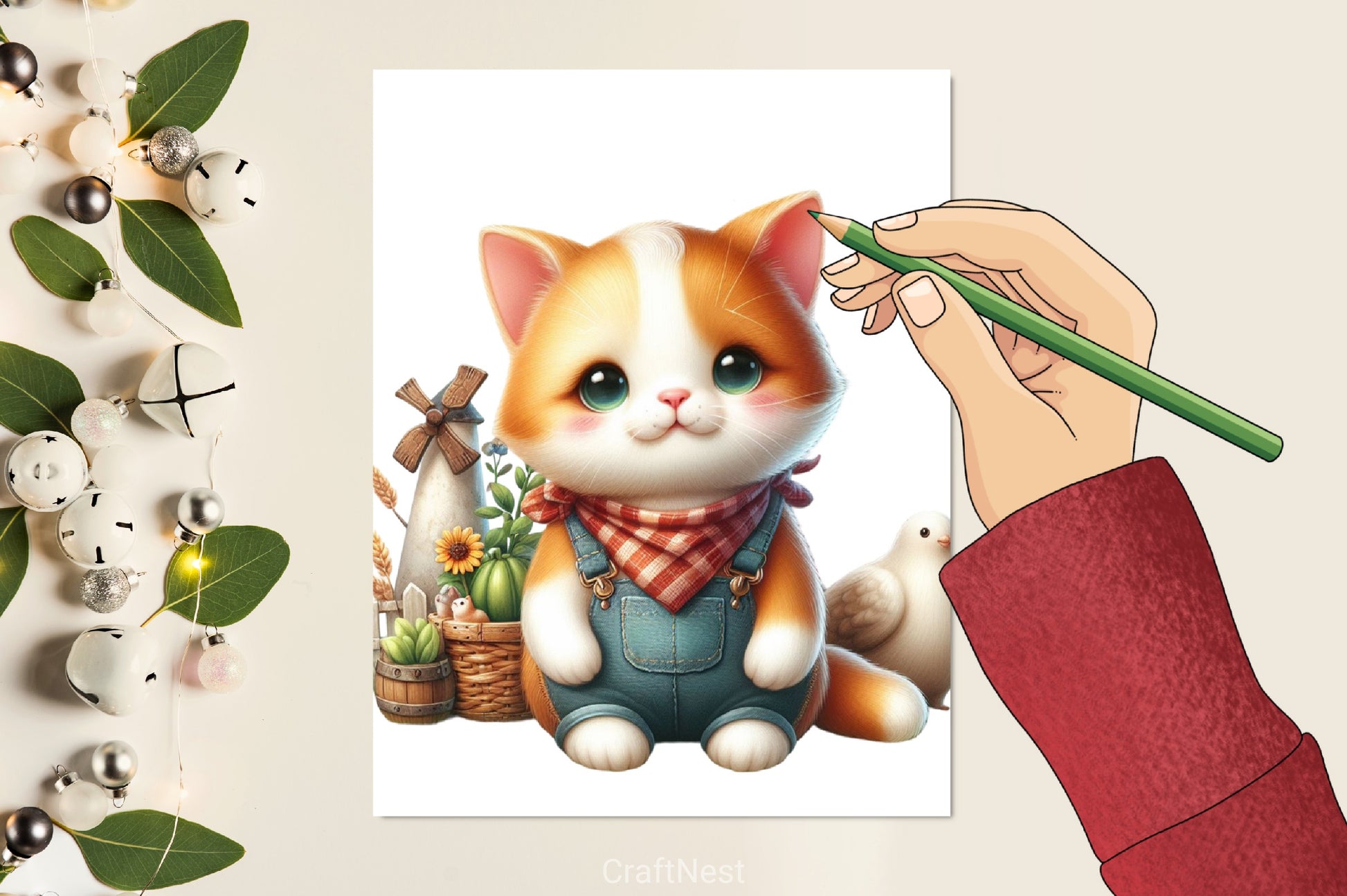 Cute Kittens Clipart Bundle - CraftNest - Digital Crafting and Art