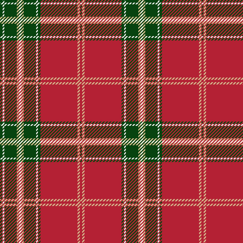 Christmas Tartan Seamless Digital Paper - CraftNest - Digital Crafting and Art