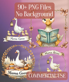 MAMA Goose Clipart Bundle - CraftNest - Digital Crafting and Art