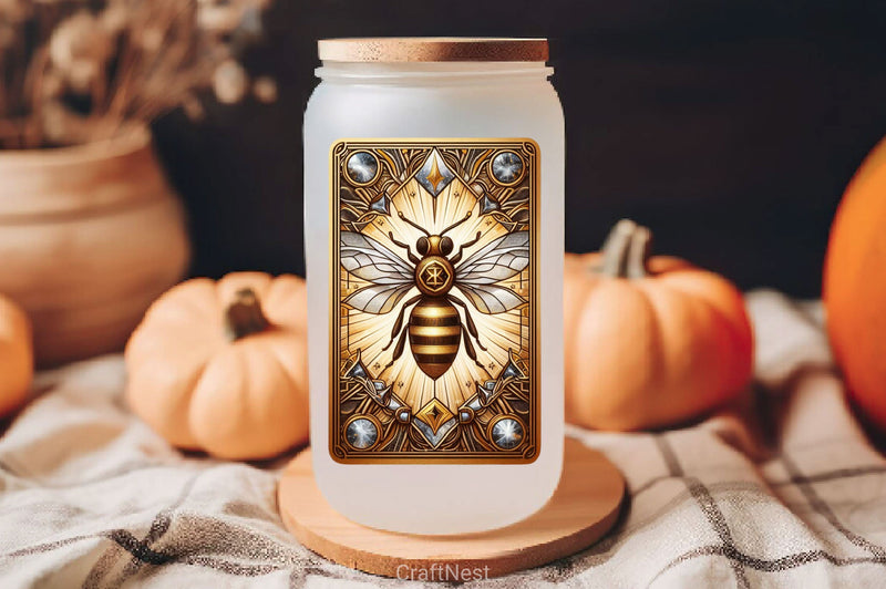 Honey Bee Tarot Card Clipart Bundle 4 - CraftNest - Digital Crafting and Art