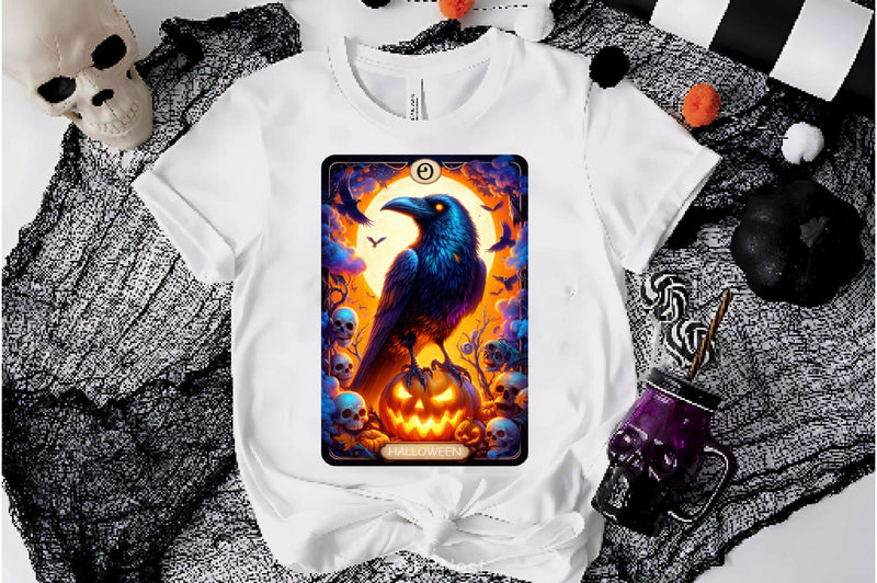 Raven Bird Tarot Card Clipart Bundle 4 - CraftNest - Digital Crafting and Art