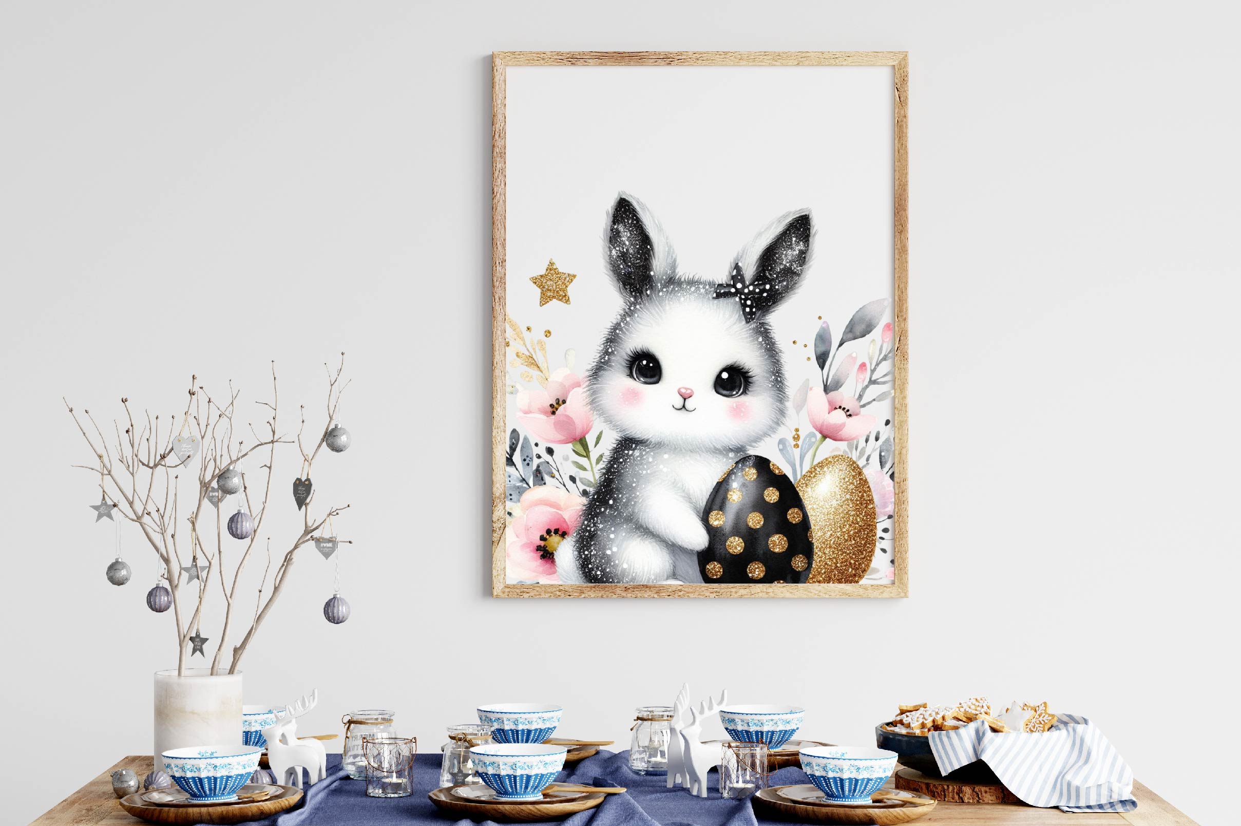 Glitter Easter Rabbit Clipart Bundle - CraftNest - Digital Crafting and Art