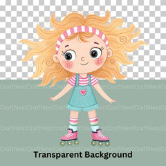 Quirky Girls Clipart Bundle 2 - CraftNest - Digital Crafting and Art