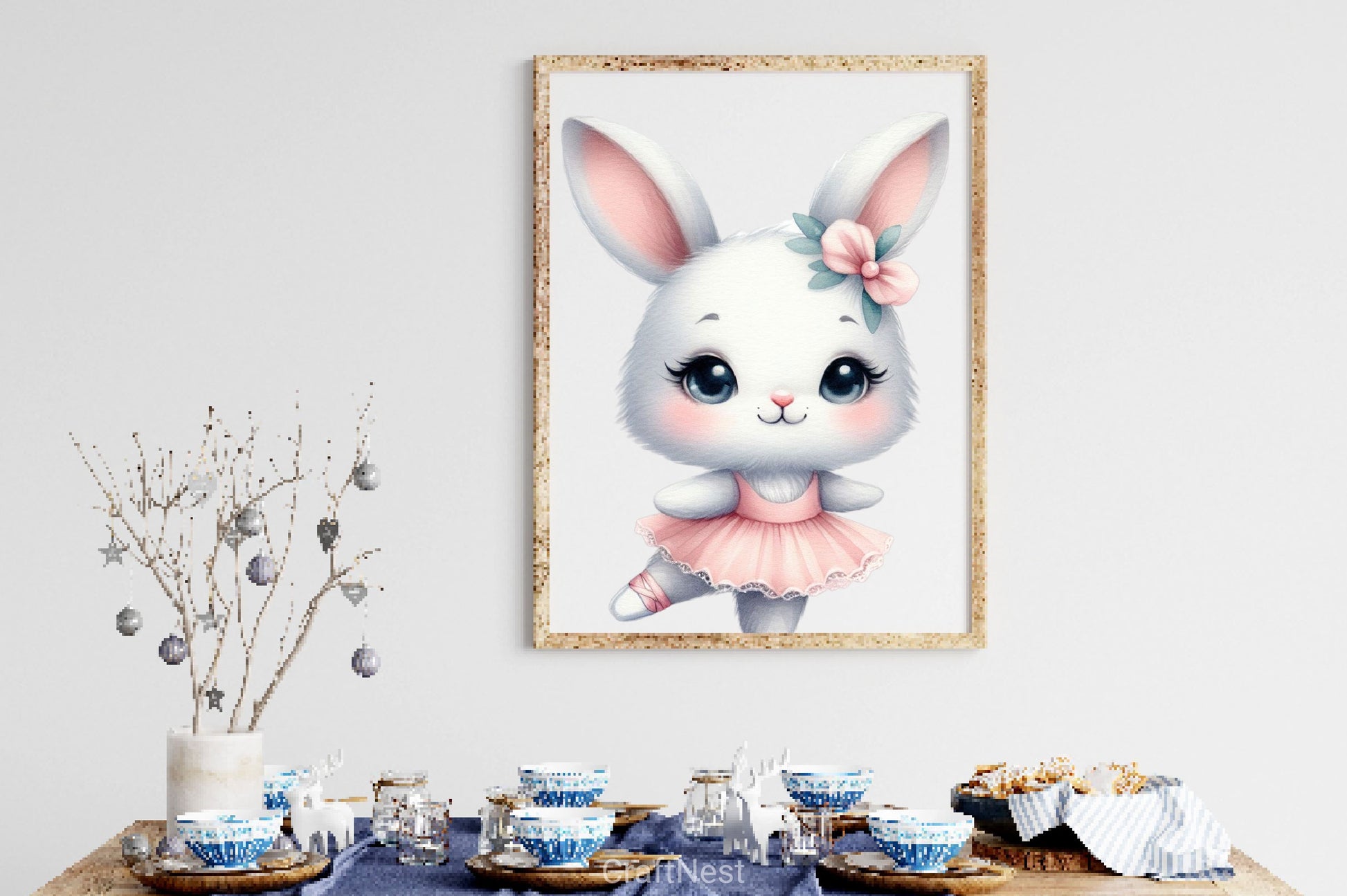 Cute Ballet Bunny Clipart Bundle 2 - CraftNest - Digital Crafting and Art