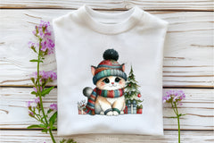 Christmas Cat Clipart Bundle 6 - CraftNest - Digital Crafting and Art