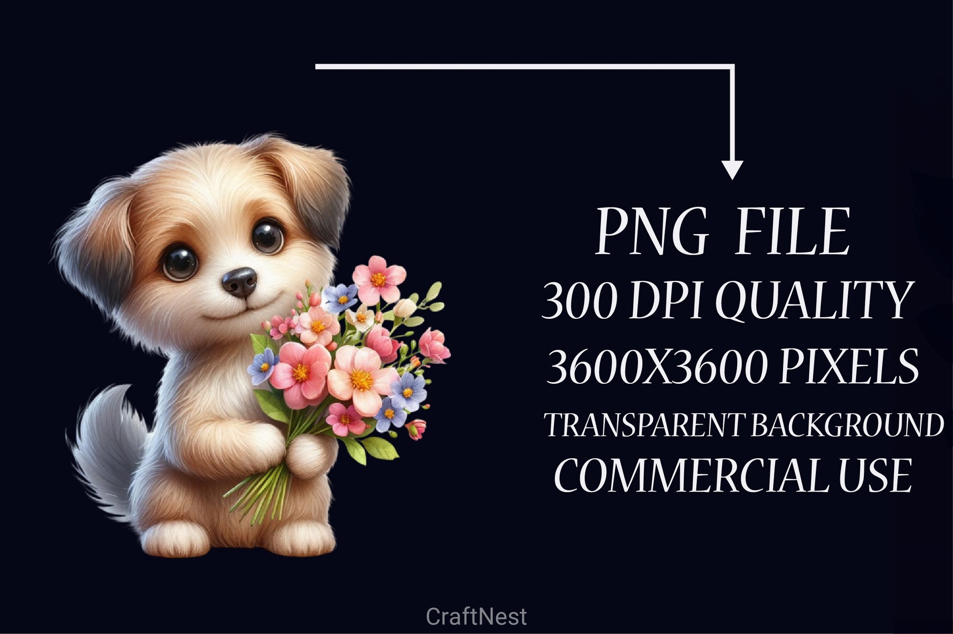 Cute Puppy Clipart Bundle 2 - CraftNest - Digital Crafting and Art