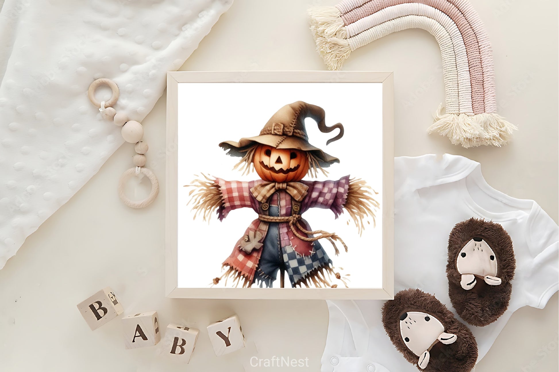 Halloween Scarecrow Clipart Bundle - CraftNest - Digital Crafting and Art