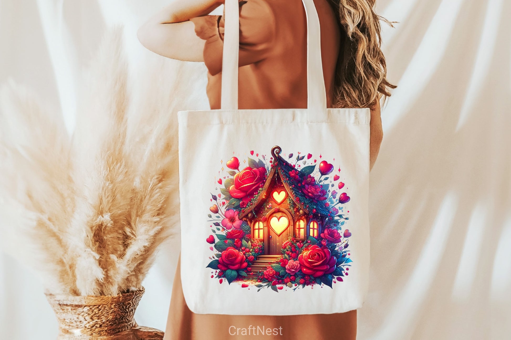 Valentine Fairy House Clipart Bundle - CraftNest - Digital Crafting and Art