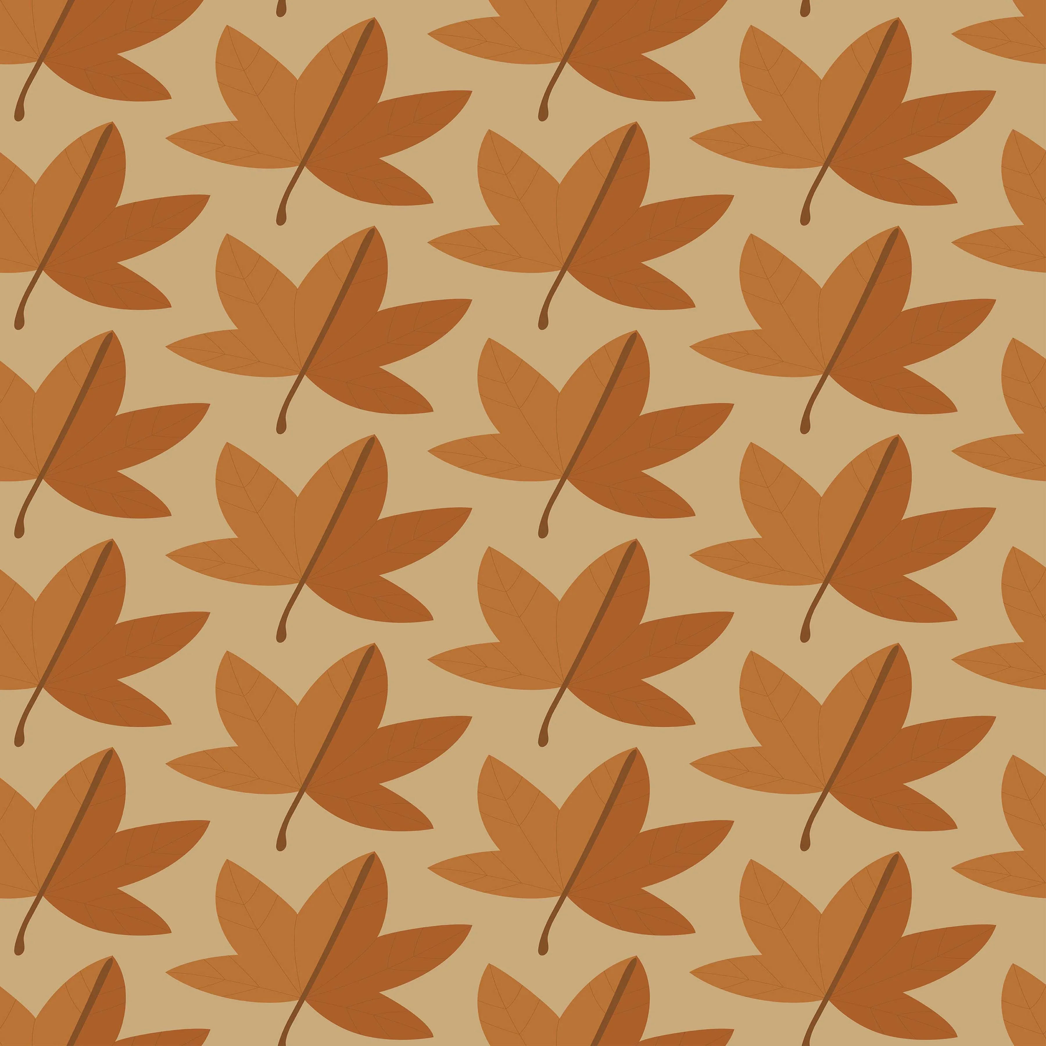 Fall Leaves Seamless Digital Paper - CraftNest - Digital Crafting and Art