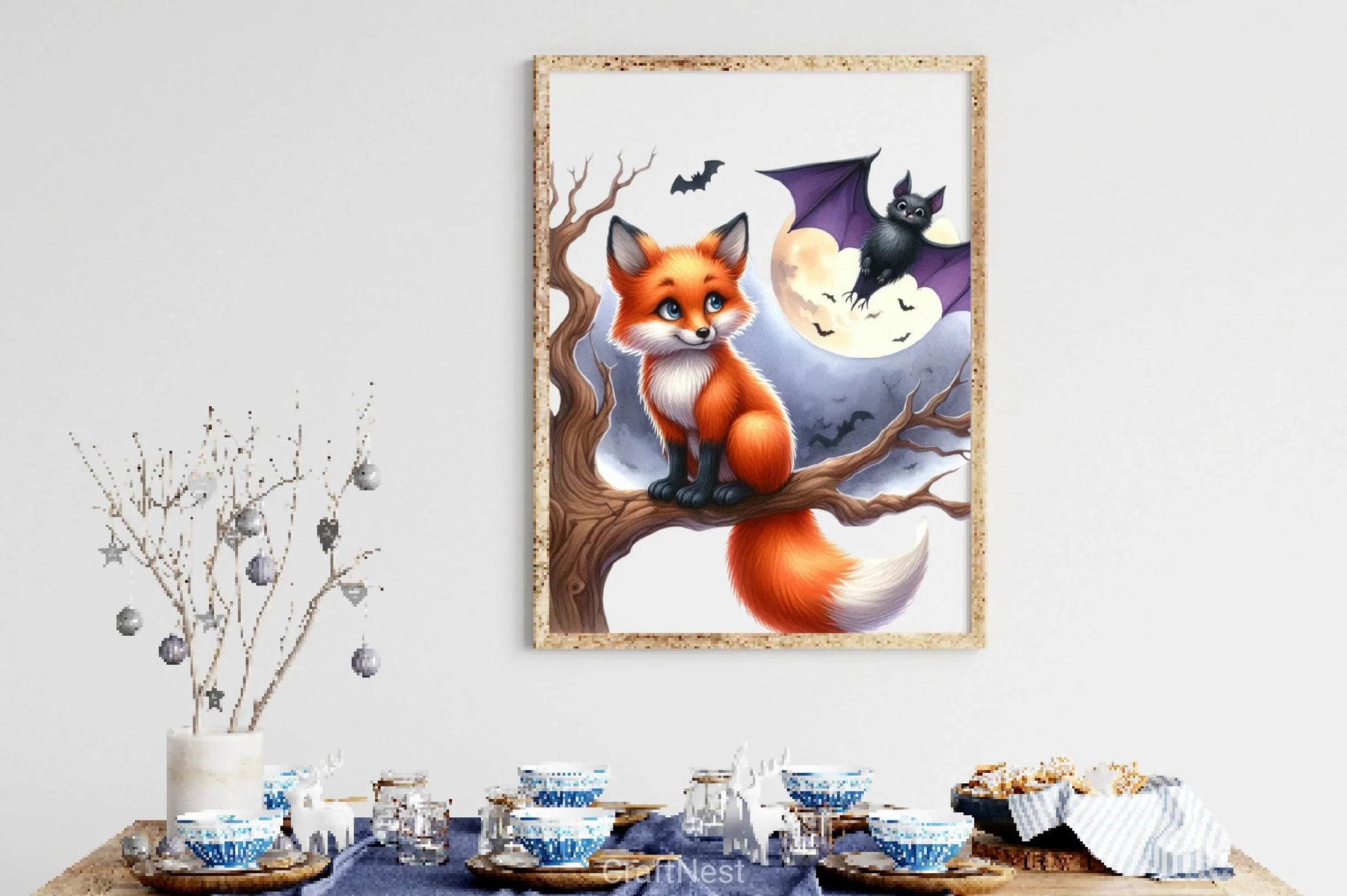 Halloween Fox Halloween Clipart Bundle - CraftNest - Digital Crafting and Art