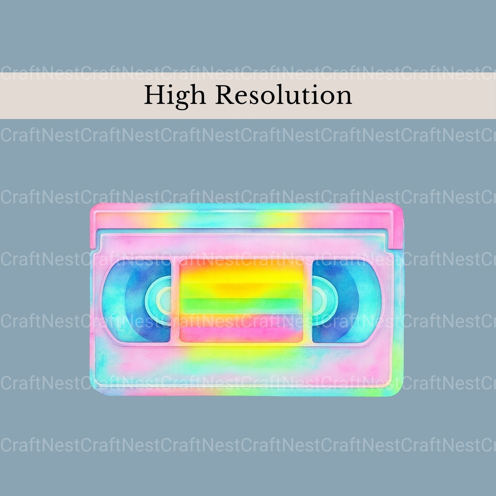 Neon Retro 3 Clipart Bundle - CraftNest - Digital Crafting and Art