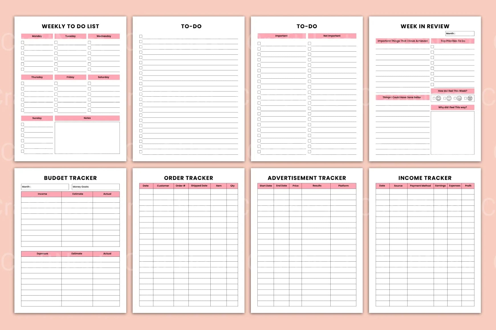 Women CEO Organizer - CraftNest - Digital Crafting and Art
