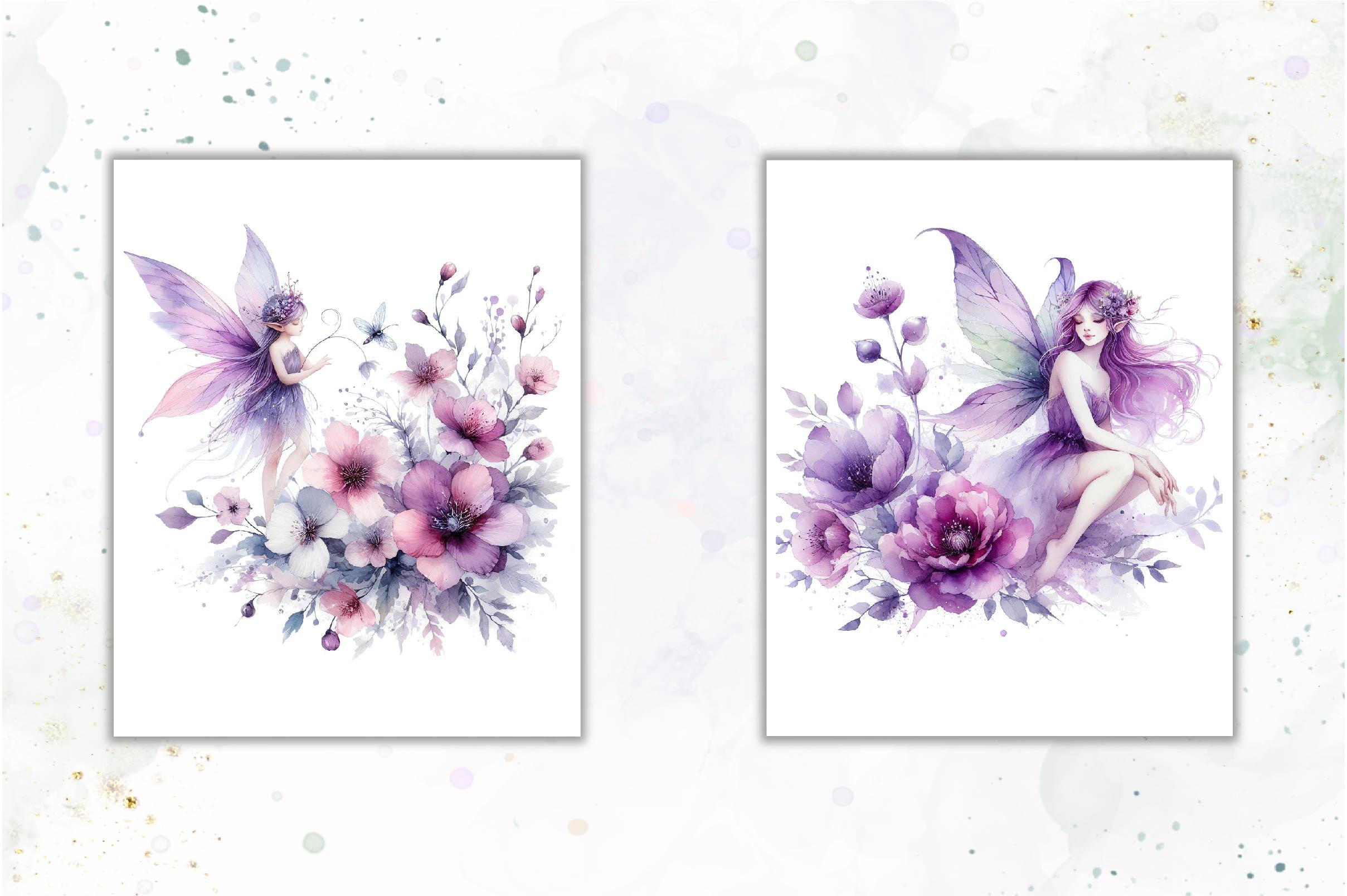 Fairy Girl Clipart Bundle - CraftNest - Digital Crafting and Art