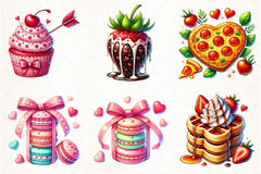 Sweet Valentine's Cakes Clipart Bundle - CraftNest - Digital Crafting and Art