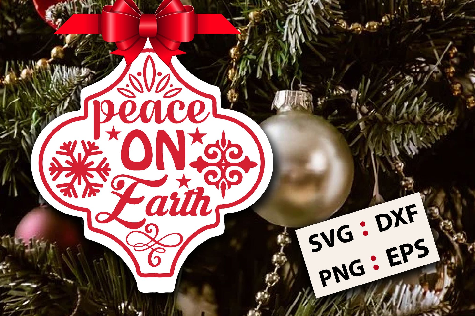 Christmas Arabesque Ornament SVG Bundle 3 - CraftNest - Digital Crafting and Art