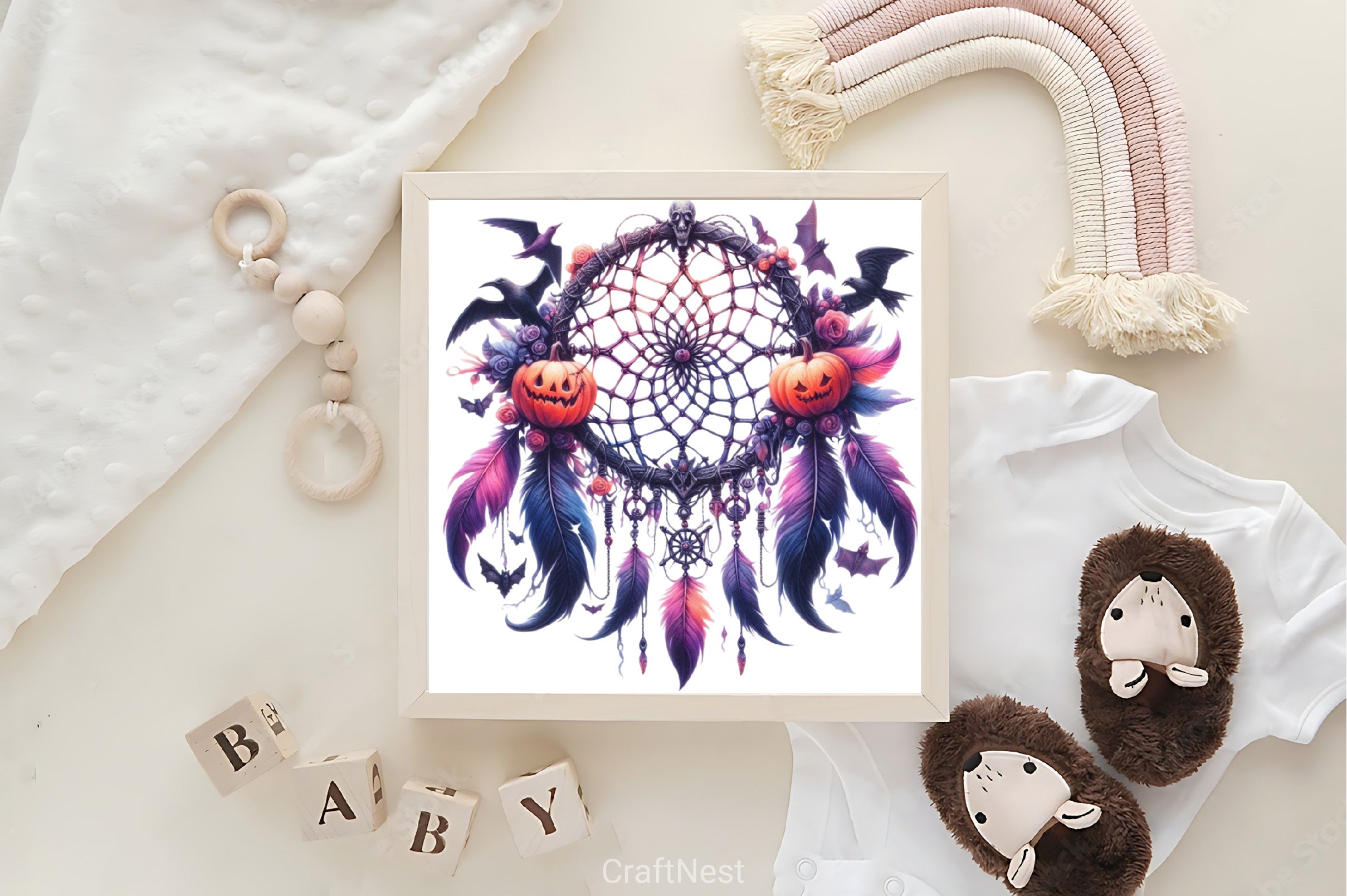 Halloween Dreamcatcher Clipart Bundle - CraftNest - Digital Crafting and Art