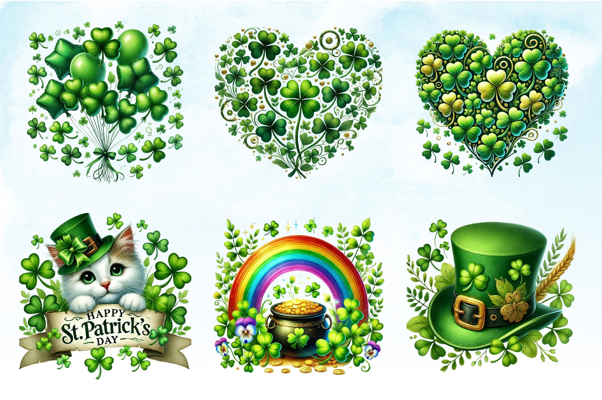 St Patrick's Day Clipart Bundle 13 - CraftNest - Digital Crafting and Art
