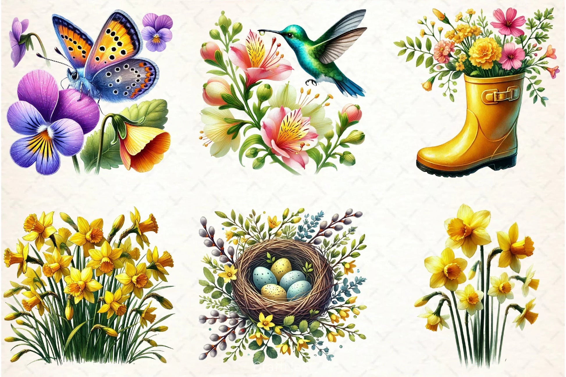 Spring Clipart Bundle 7 - CraftNest - Digital Crafting and Art