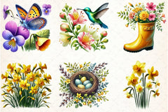 Spring Clipart Bundle 7 - CraftNest - Digital Crafting and Art
