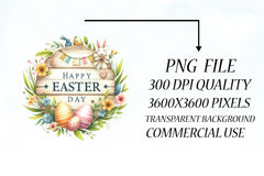 Happy Easter Clipart Bundle 3 - CraftNest - Digital Crafting and Art
