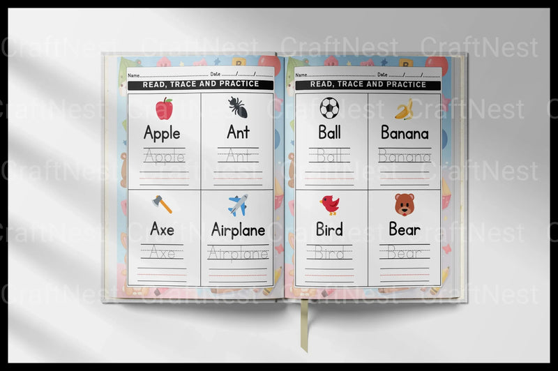 Word Tracing Worksheets for Kids - CraftNest - Digital Crafting and Art