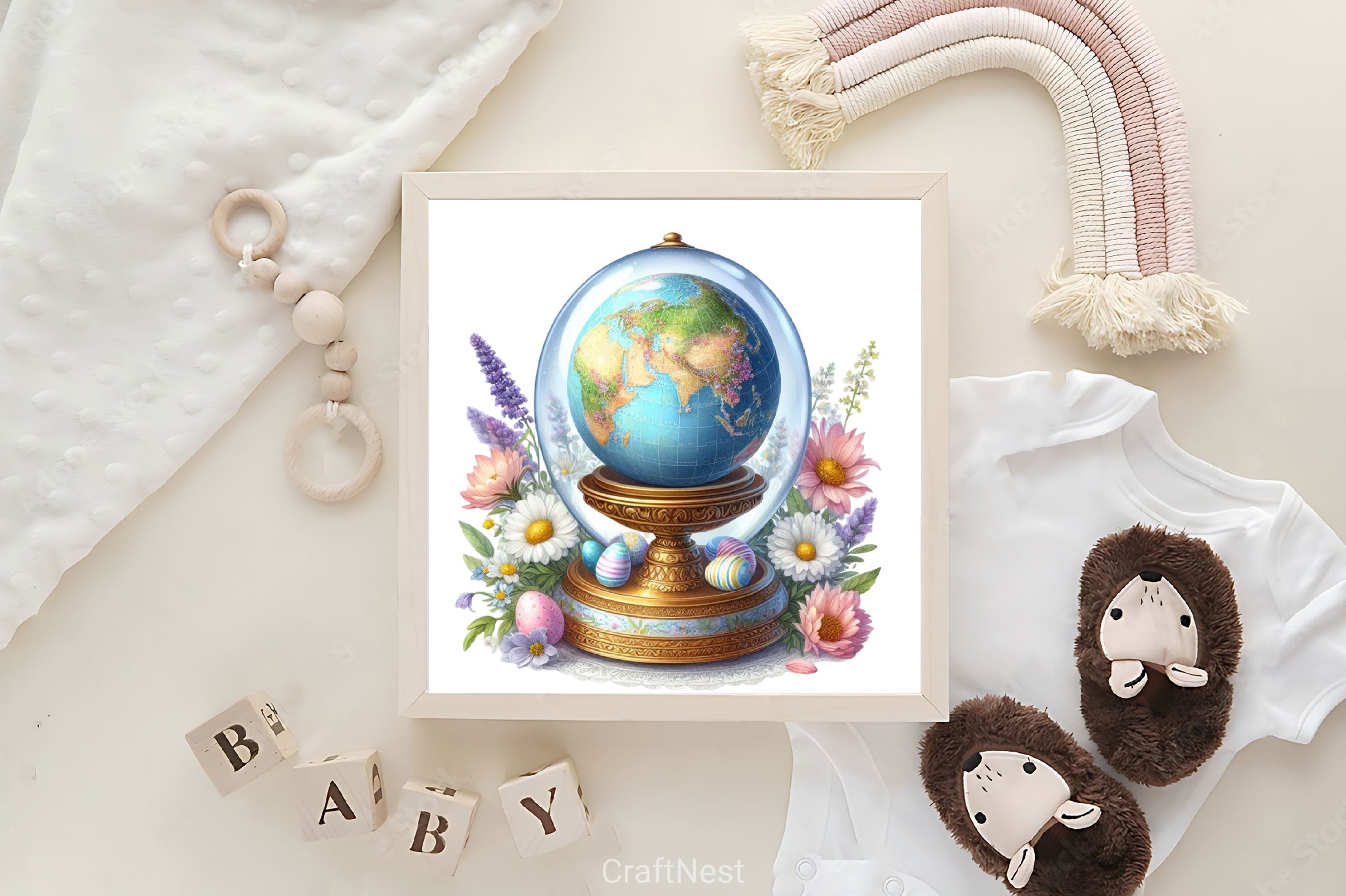 Easter Snow Globe Clipart Bundle - CraftNest - Digital Crafting and Art