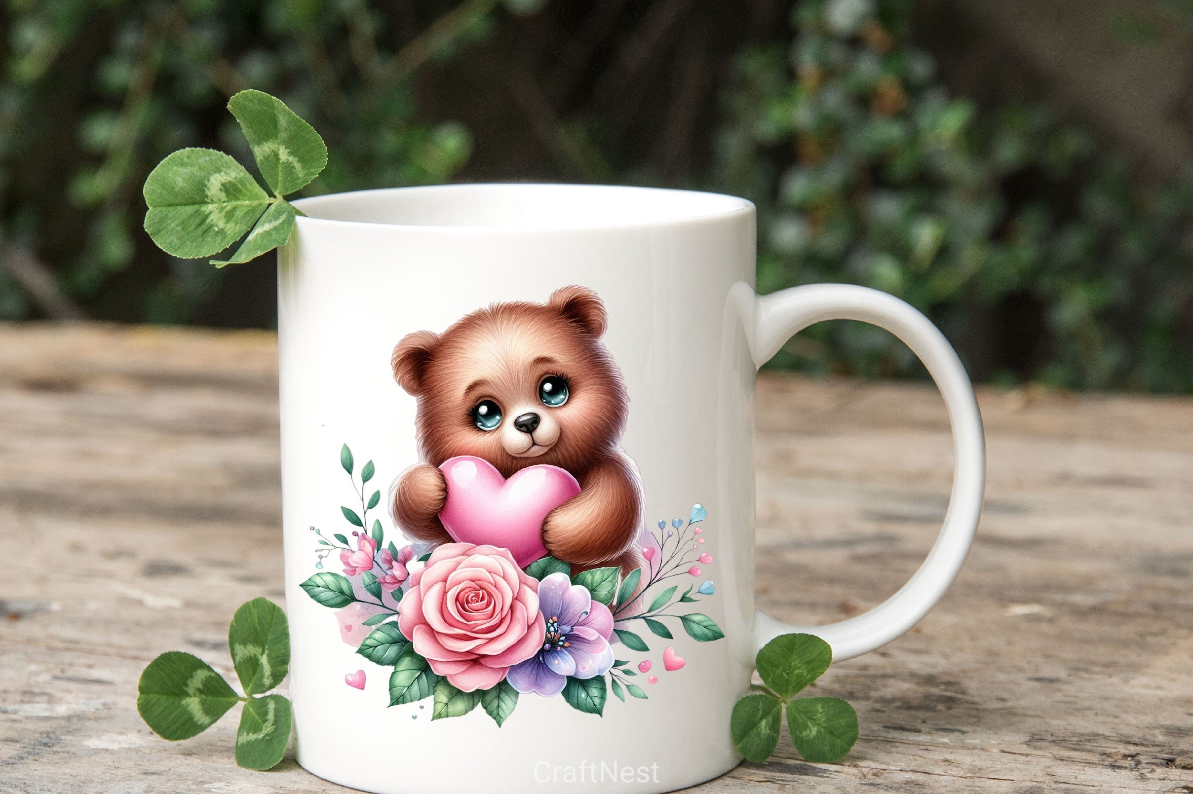 Valentine Animals Clipart Bundle 1 - CraftNest - Digital Crafting and Art