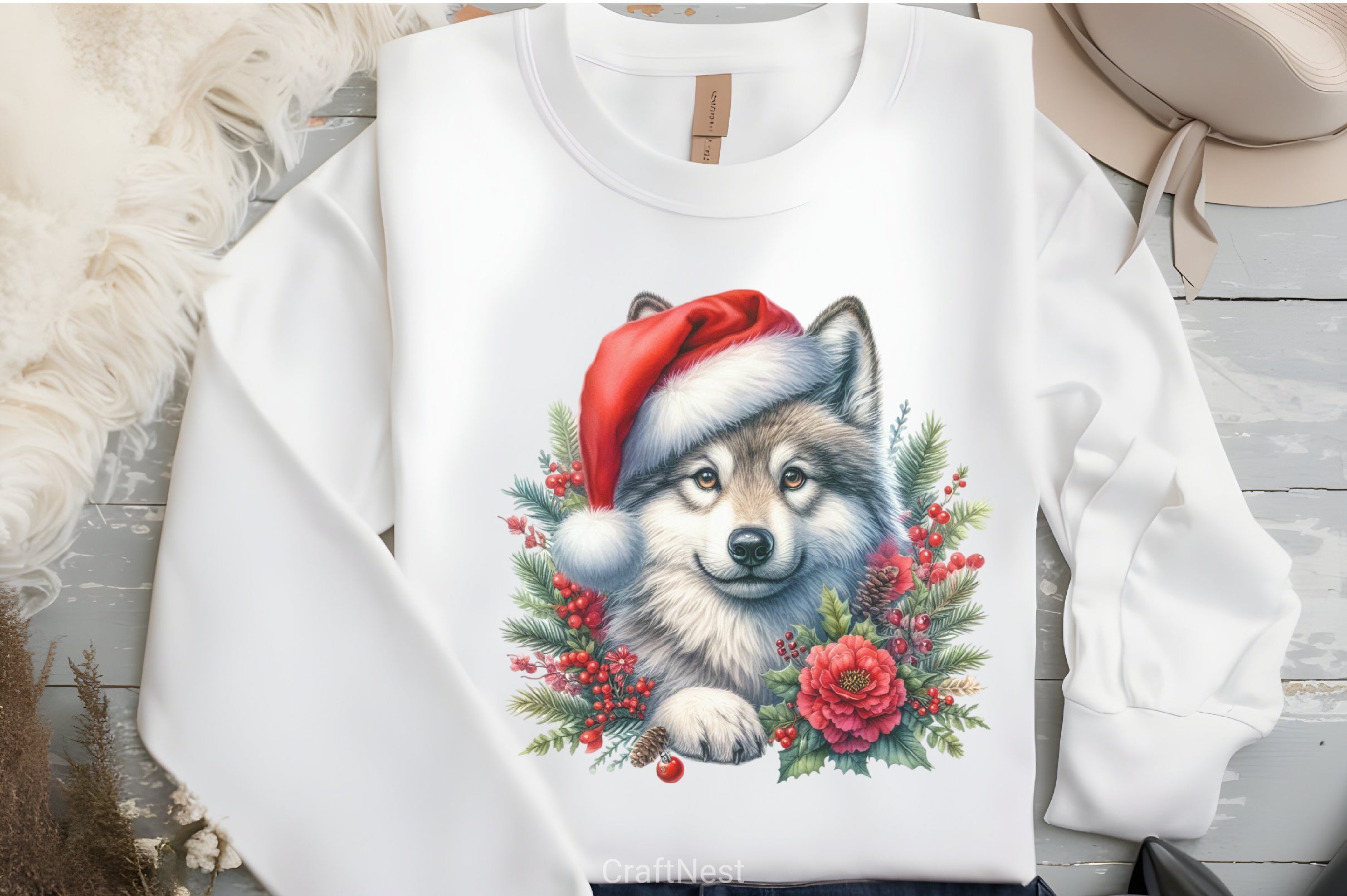 Christmas Animals Clipart Bundle - CraftNest - Digital Crafting and Art