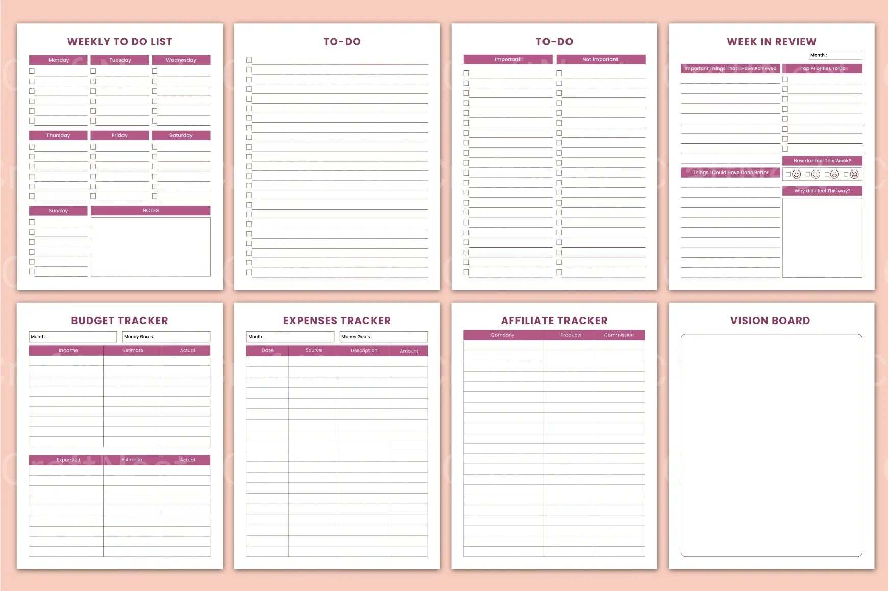Women CEO Organizer - CraftNest - Digital Crafting and Art