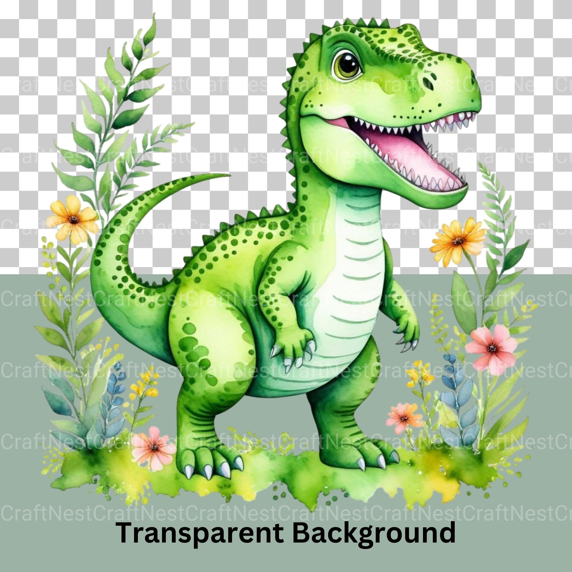 Dinosaurs Clipart Bundle 3 - CraftNest - Digital Crafting and Art