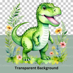 Dinosaurs Clipart Bundle 3 - CraftNest - Digital Crafting and Art