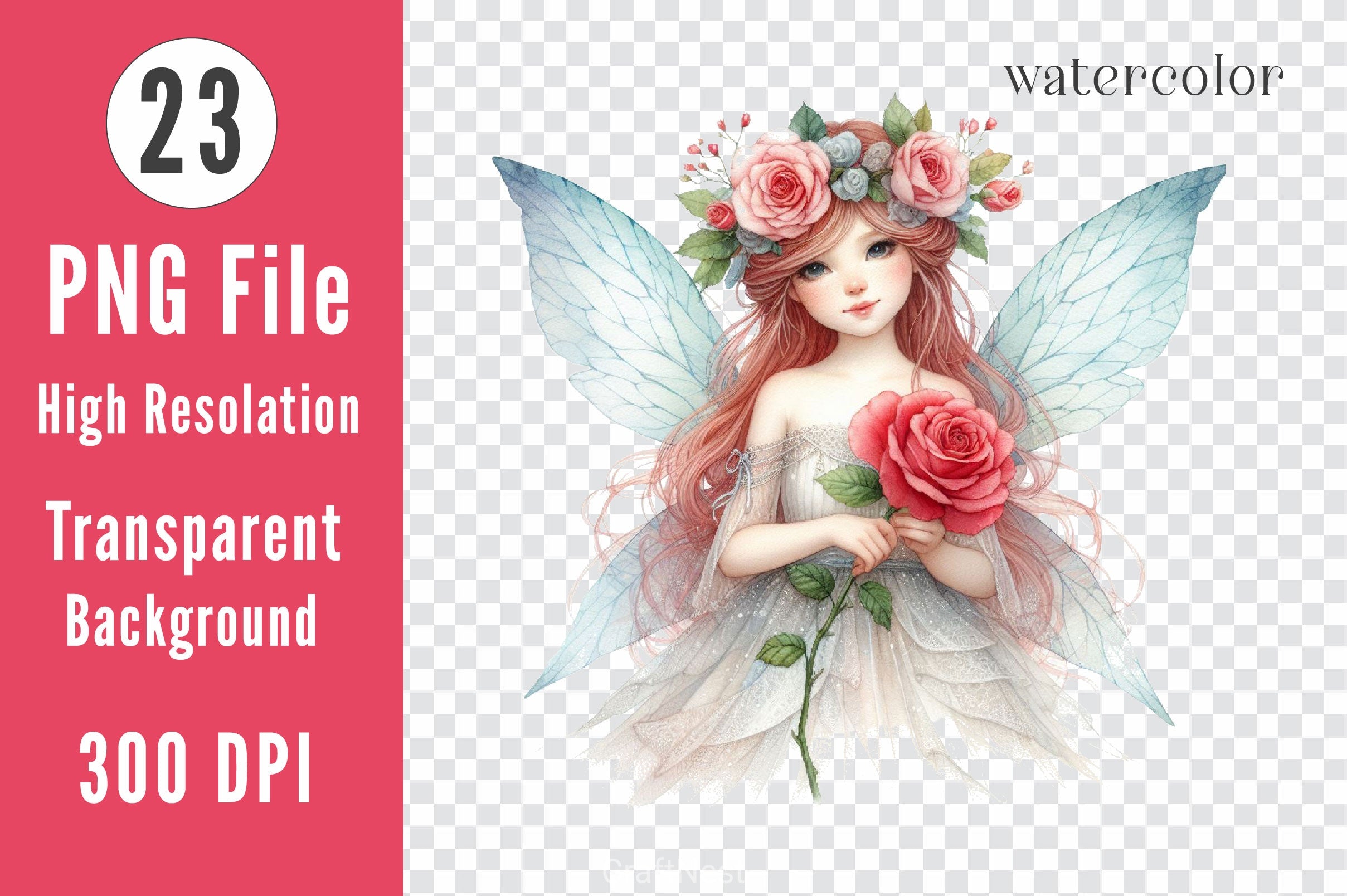 Cute Angel Valentine Clipart Bundle - CraftNest - Digital Crafting and Art