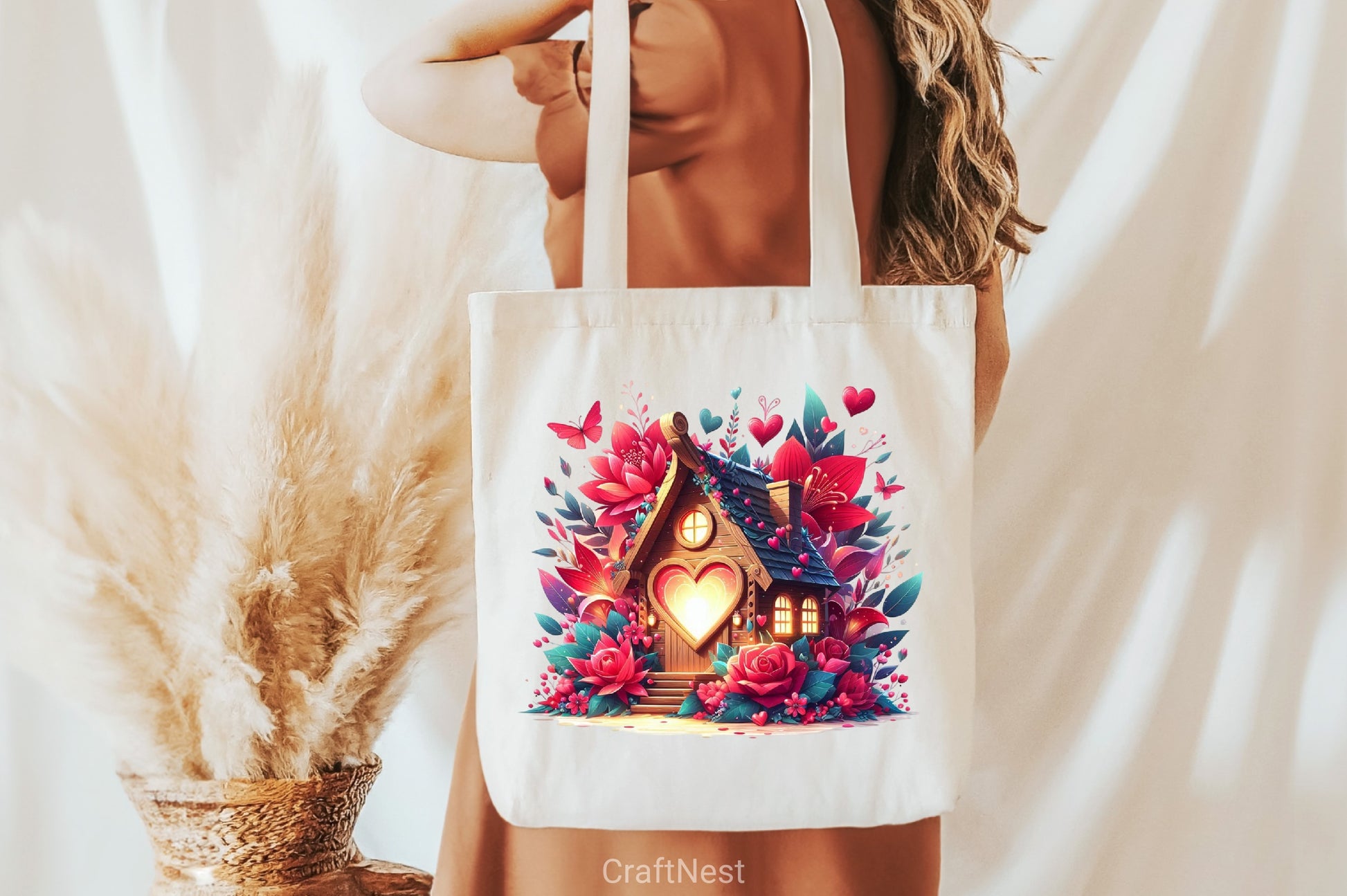 Valentine Fairy House Clipart Bundle 1 - CraftNest - Digital Crafting and Art