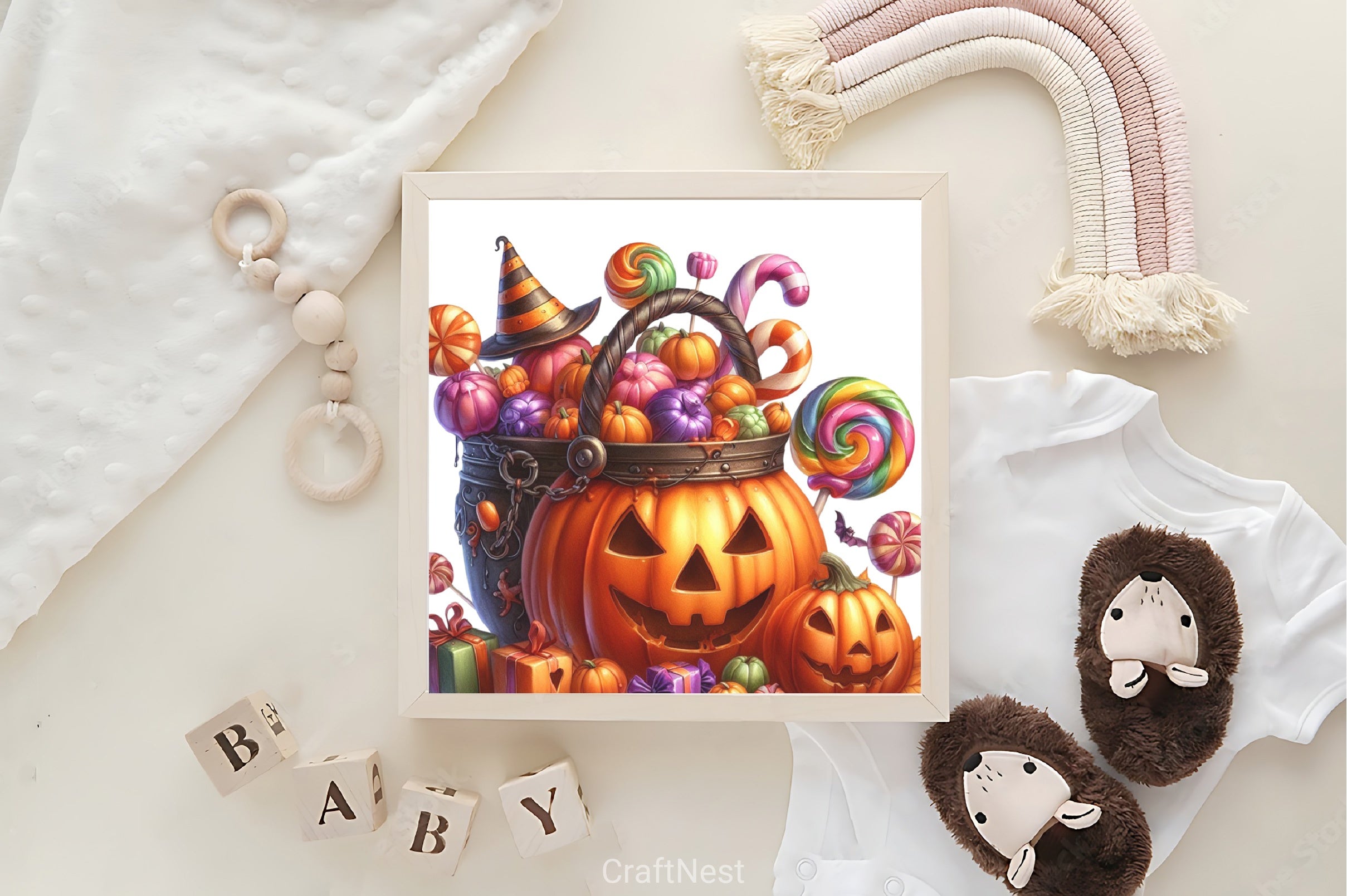 Halloween Candy Pumpkin Clipart Bundle - CraftNest - Digital Crafting and Art