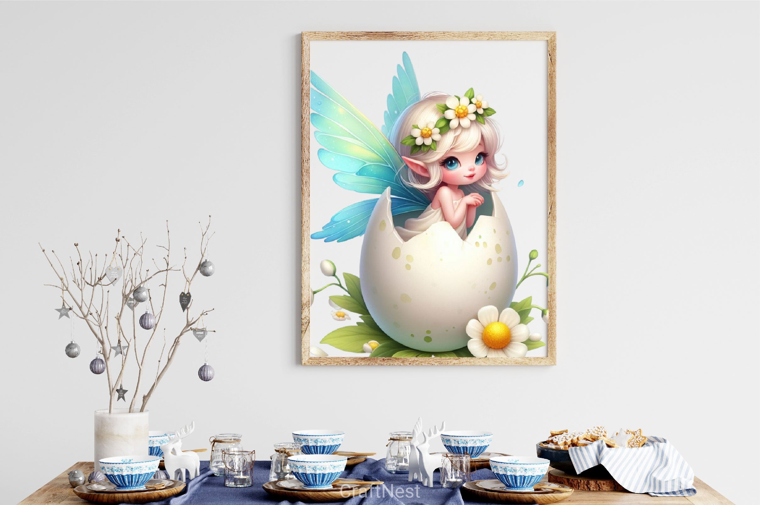 Happy Easter Fairy Clipart Bundle - CraftNest - Digital Crafting and Art